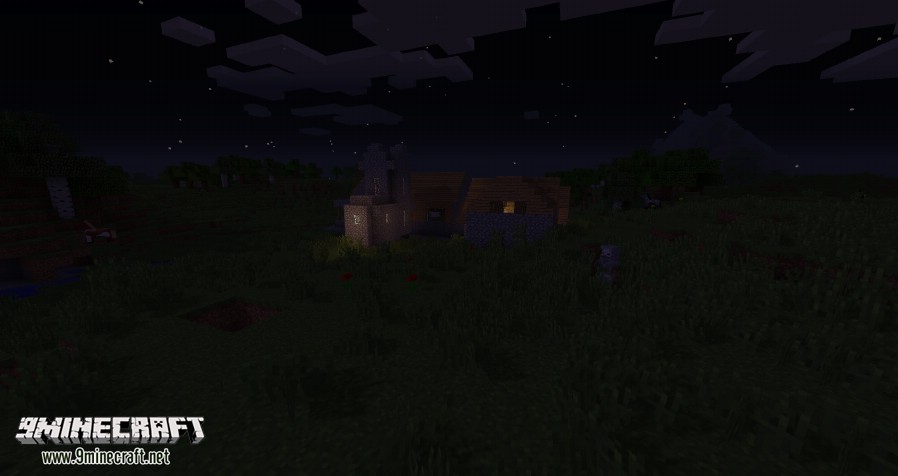 description_8 Sildur's Shaders Mod (1.20.4, 1.19.2) Sildur's Basic Shaders DoF - colorful graphics improvement