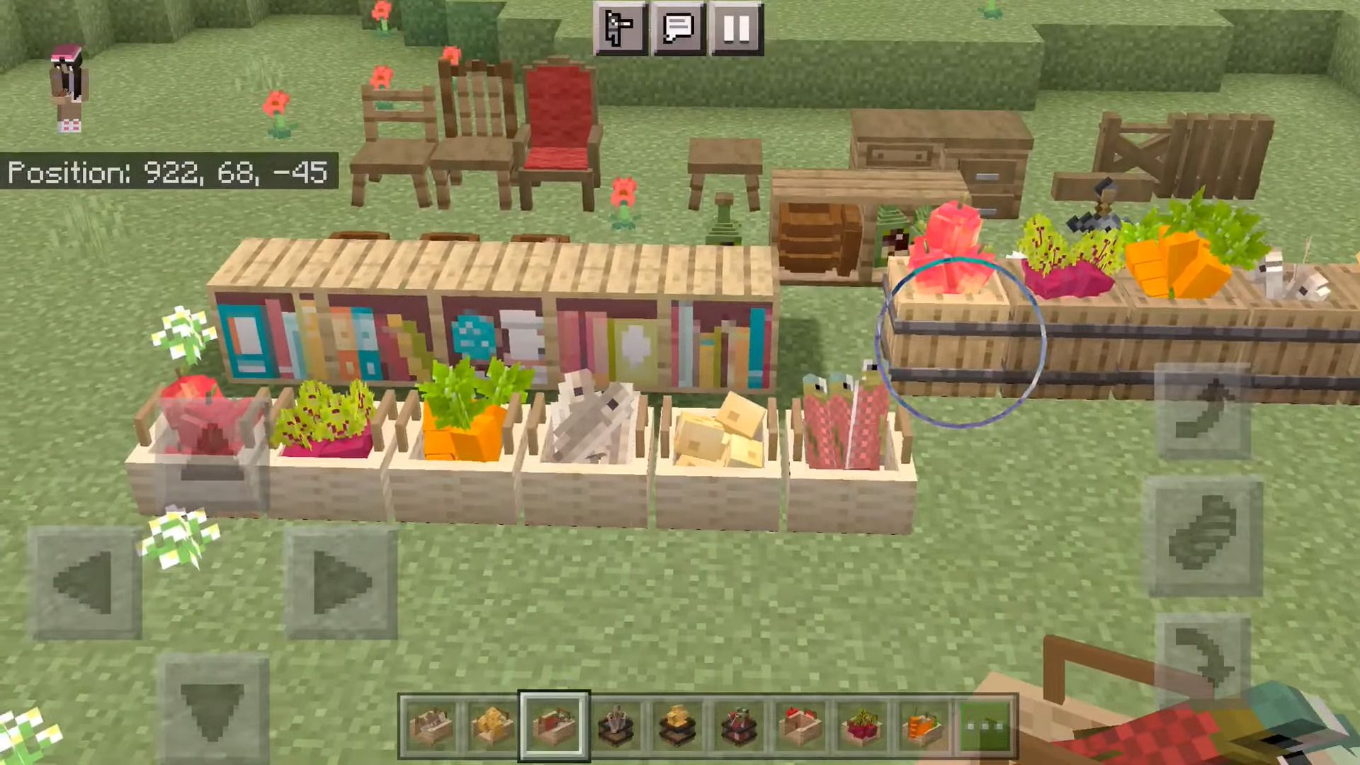 image 1 for Дополнение "Средневековая мебель" (1.20) - MCPE/Bedrock Mod