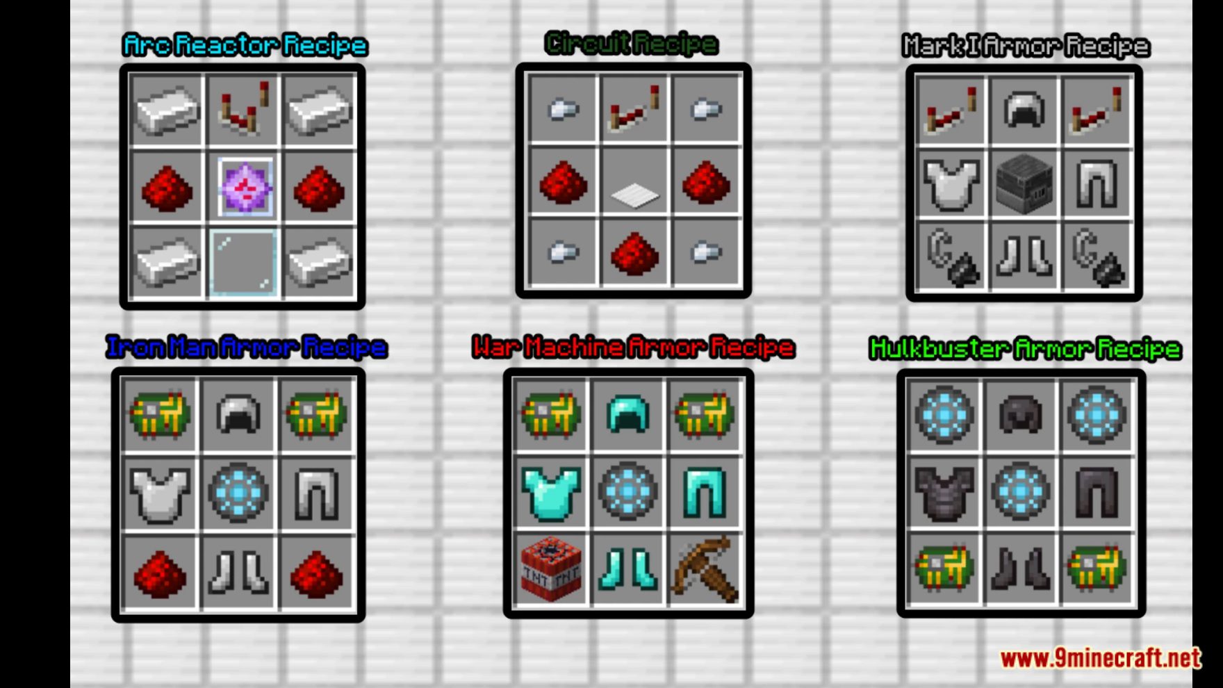 description_1 Stark Industries Datapack (1.19.4, 1.19.2) - Become Iron Man!
