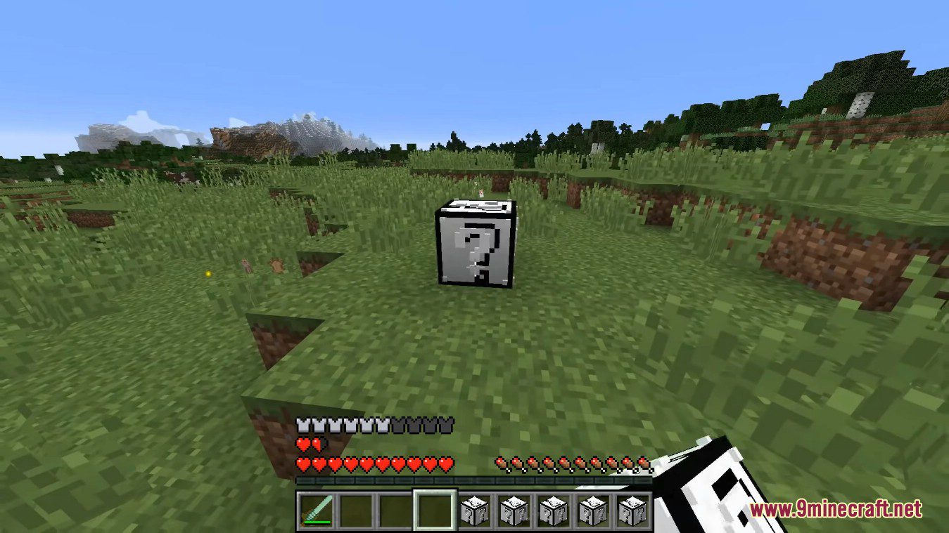 description_1 Гипноз Lucky Block Mod (1.8.9) - Крылья ангела, джакузи, ...