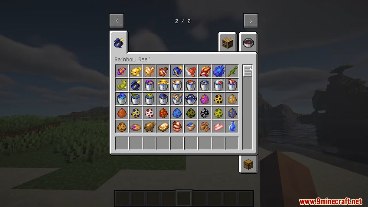 description_0 Rainbow Reef Mod (1.20.1) - 79+ dazzling fish