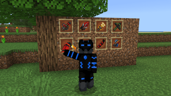 image 12 for Add-on Crazy Weaponz (1.20) - MCPE/Bedrock Mod