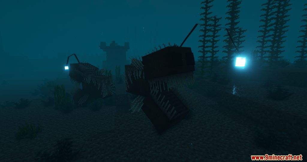 description_8 Aquamirae Mod (1.20.1) - водная броня, инструменты и морские обитатели