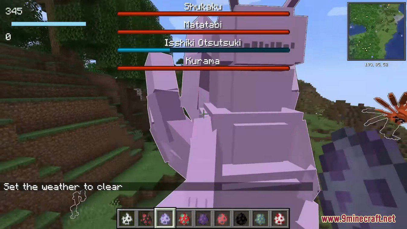 description_16 Noon's Naruto Mod 1.18.2 is one of the most Naruto-like mods.