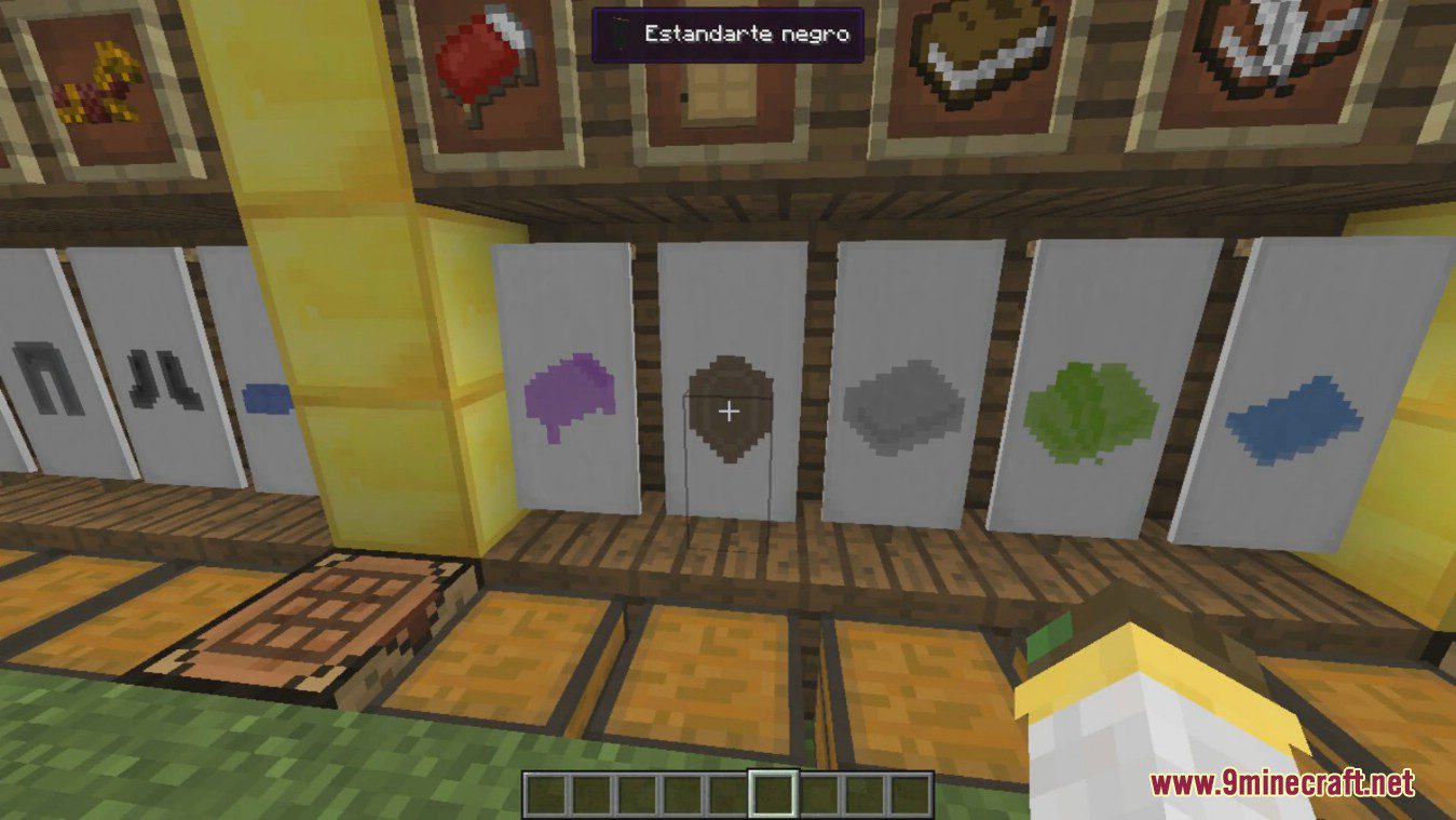 description_2 Additional banners mod 1.20.4 - Endless patterns