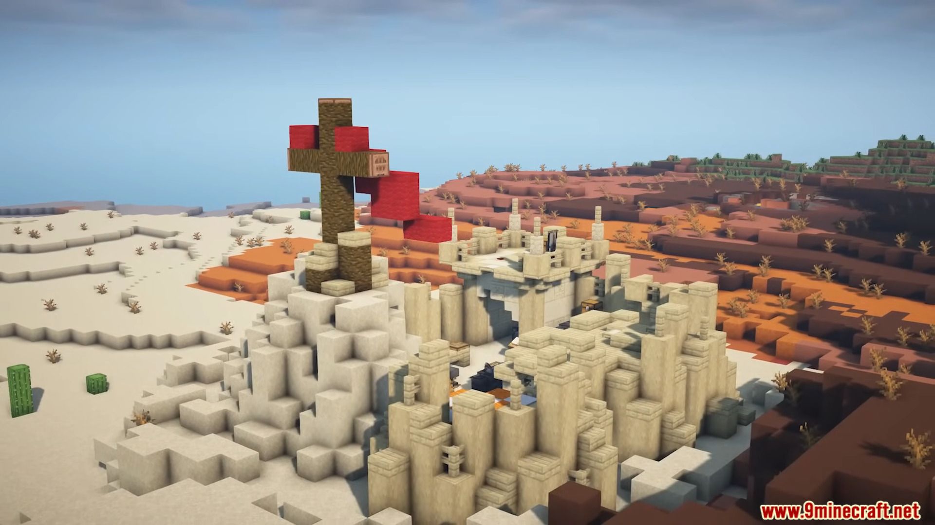 description_3 Unnamed Desert Structures Mod (1.20.4) - уникальные строения в ванильном стиле