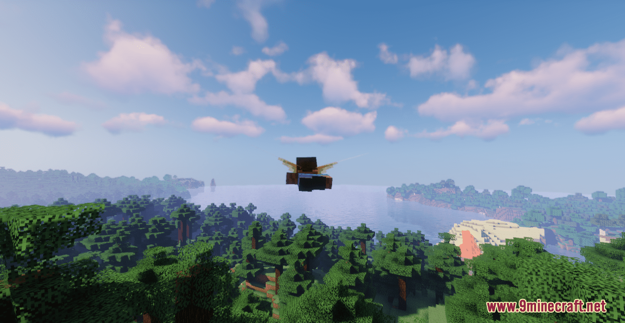 description_3 Membrana Owl Wings Elytra Resource Pack (1.16.5 a 1.19.3, 1.19.2) - Paquete de texturas
