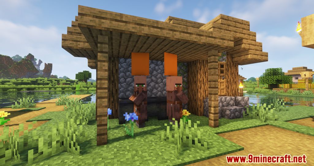 description_9 More Banner Features Mod 1.20.1 - More ways to use banners