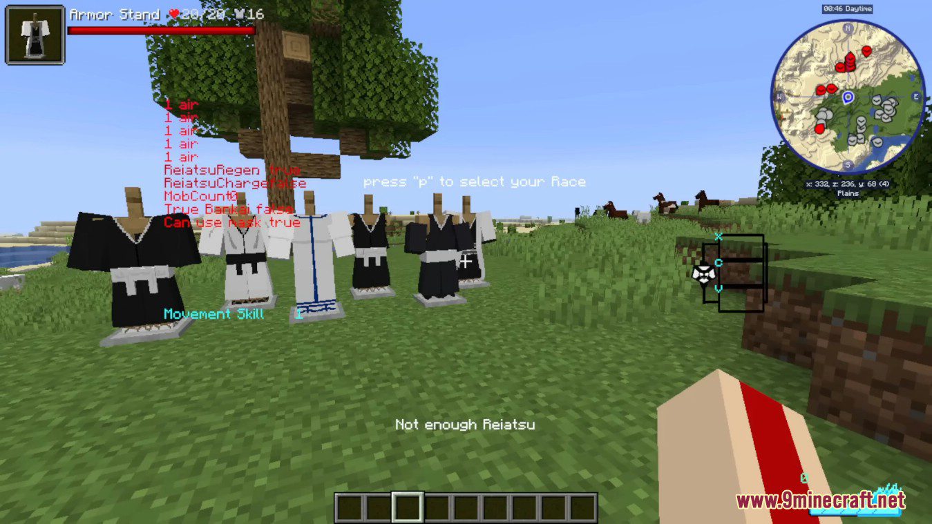 description_0 Bleach Awaken Mod (1.16.5) - Аниме Bleach, Fighting Hollow