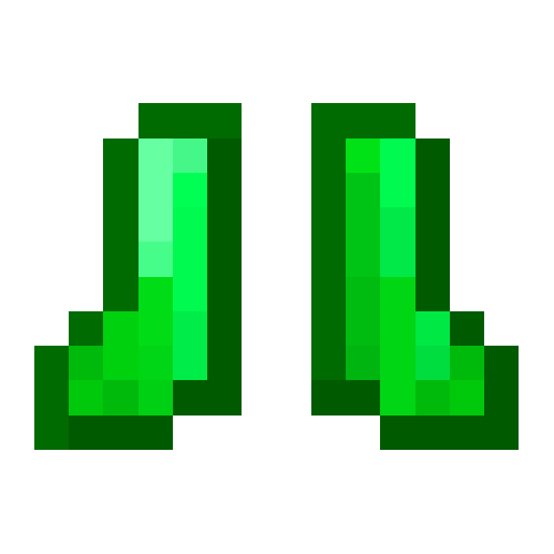 Imagen 4 para el accesorio Emerald Gear (1.20) - Armadura, herramientas de eco, varitas