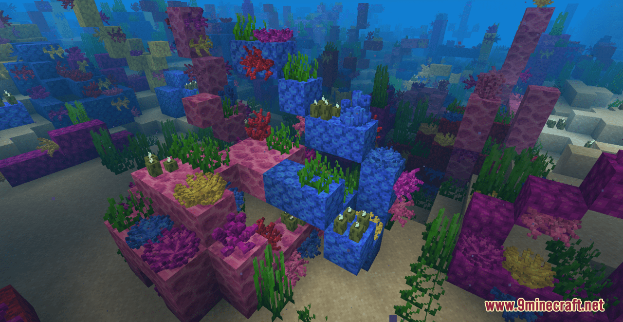 description_7 Cybers Better Coral Resource Pack (1.19.4, 1.19.2, 1.19) - текстурный пакет
