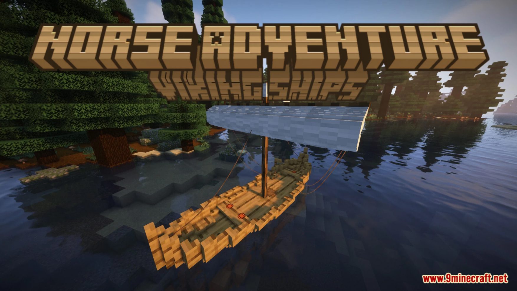 description_4 Viking Ships Data Pack (1.20.2, 1.19.4) - Отправляйтесь в эпическое путешествие на кораблях викингов!