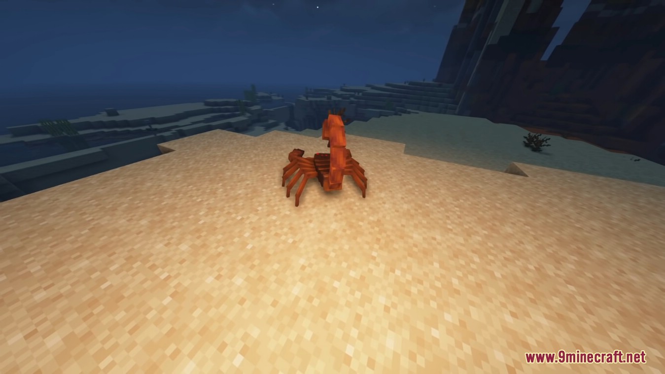 description_1 YDM's Scorpions Mod 1.20.1 - Скорпионы имеют смехотворное здоровье.
