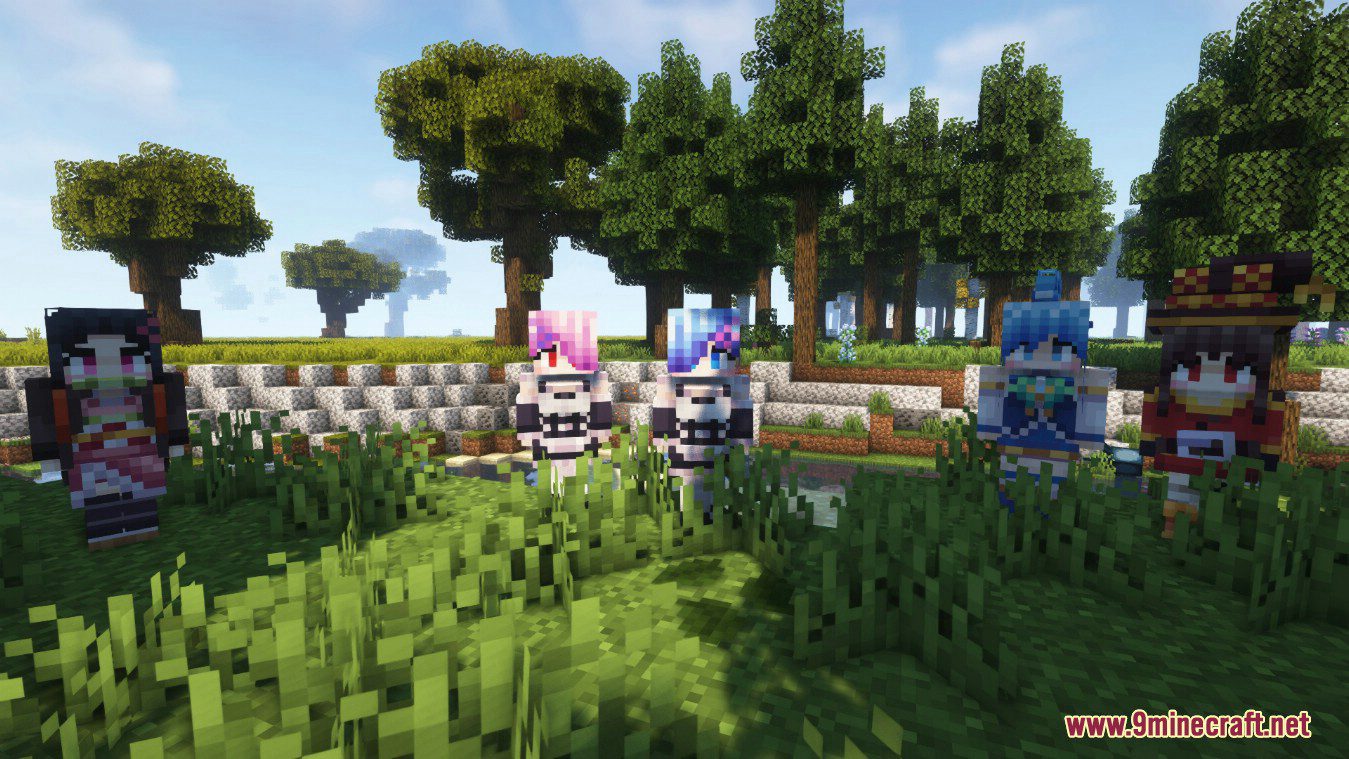 description_13 Waifucraft Mod 1.18.2 - Novias en anime y juegos