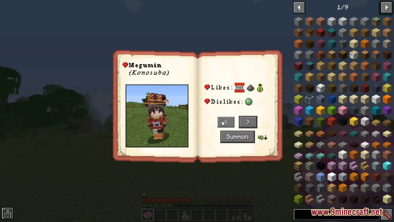 description_6 Waifucraft Mod 1.18.2 - Novias en anime y juegos