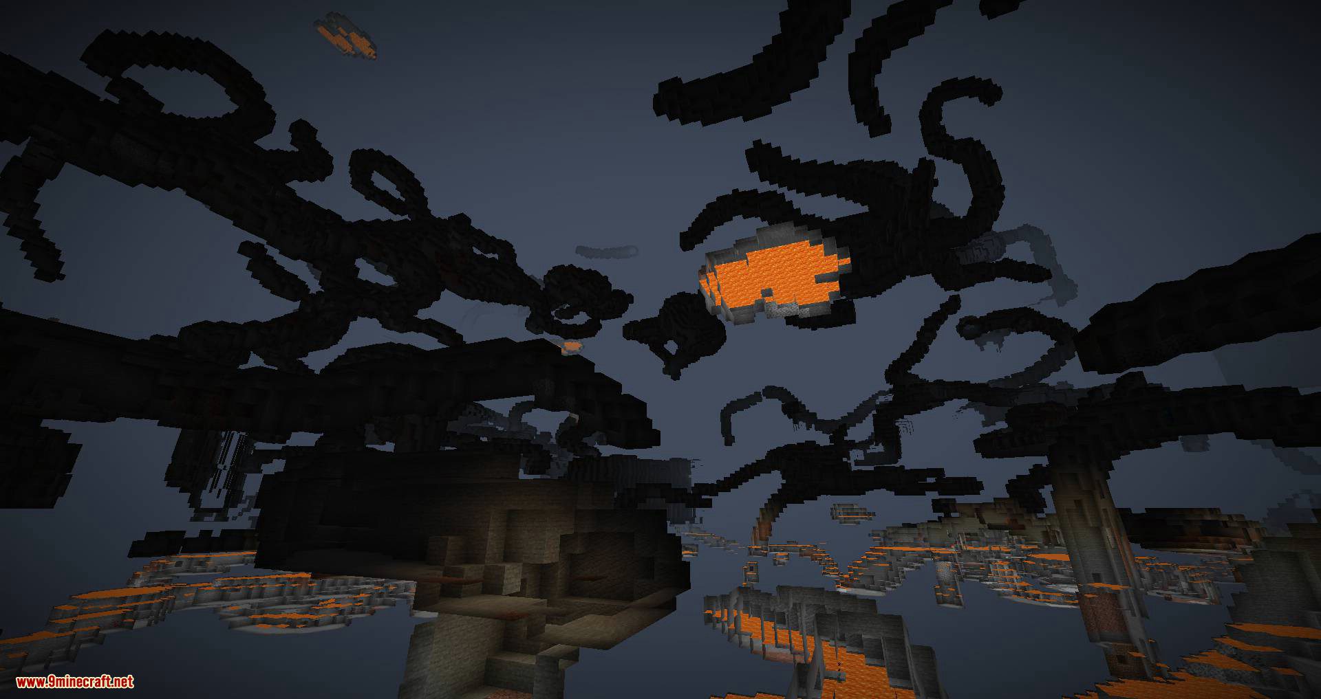 description_8 Advanced Mining Dimension Mod - a dimension consisting exclusively of caves