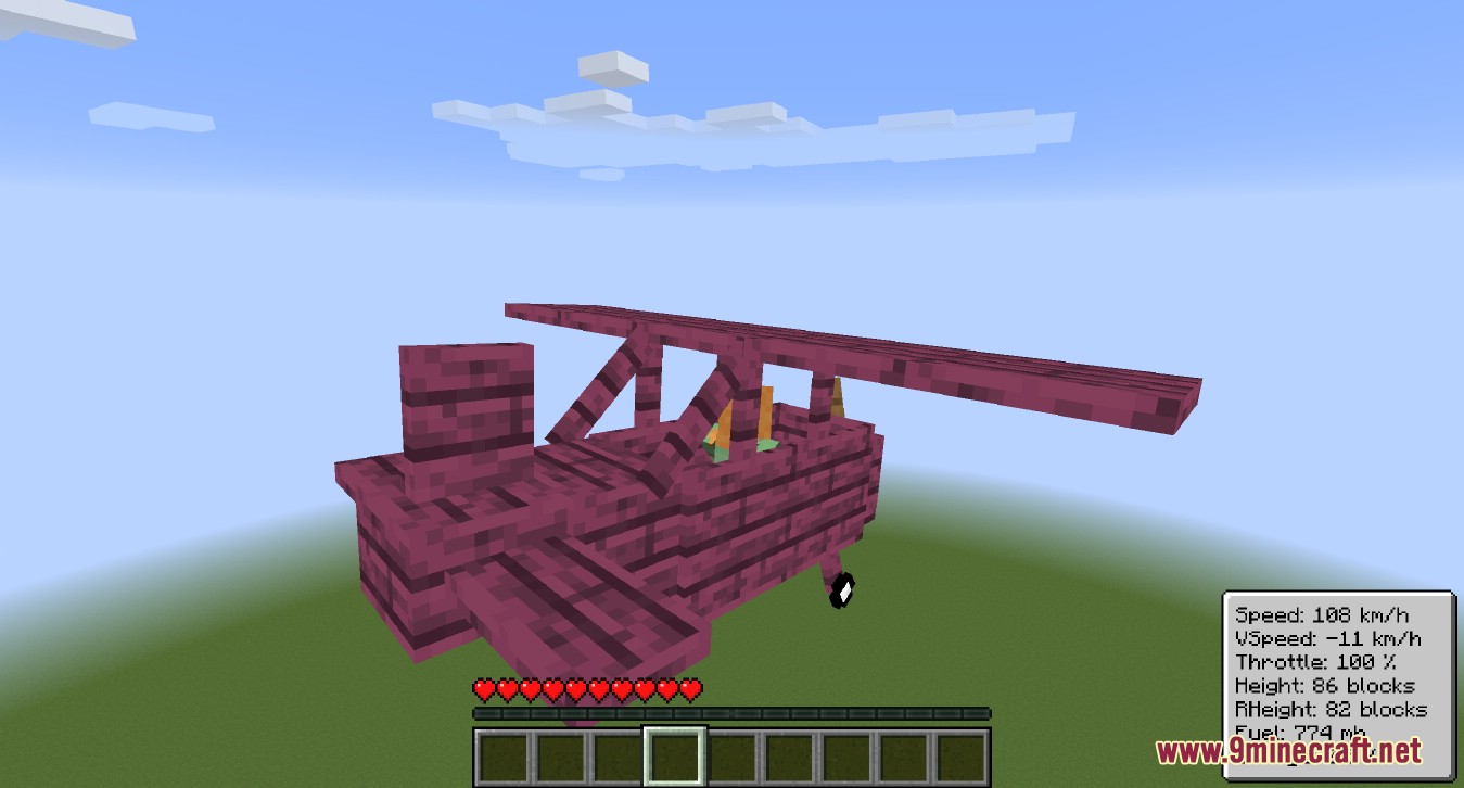 image 10 for Ultimate Plane Mod (1.20.5) - Enjoy the conquest of the sky!