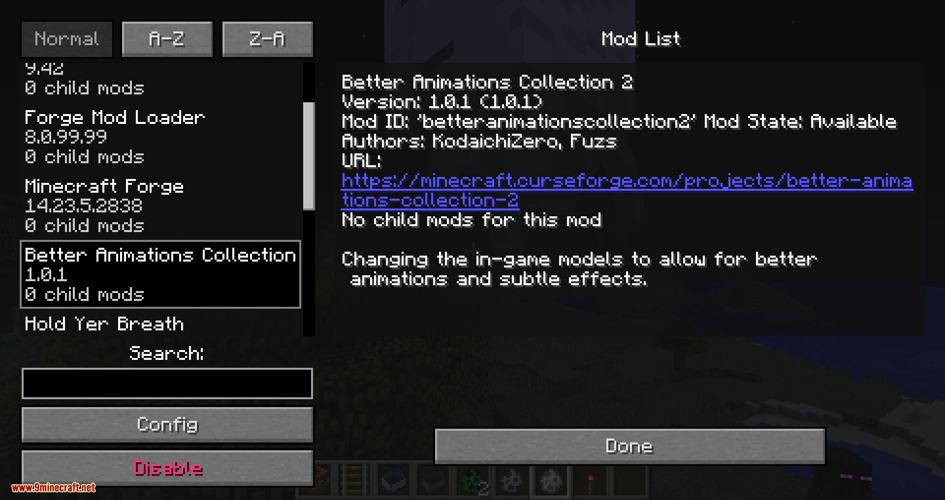 description_12 Better Animations Collection 2 Mod 1.20.4 - Changes to in-game models