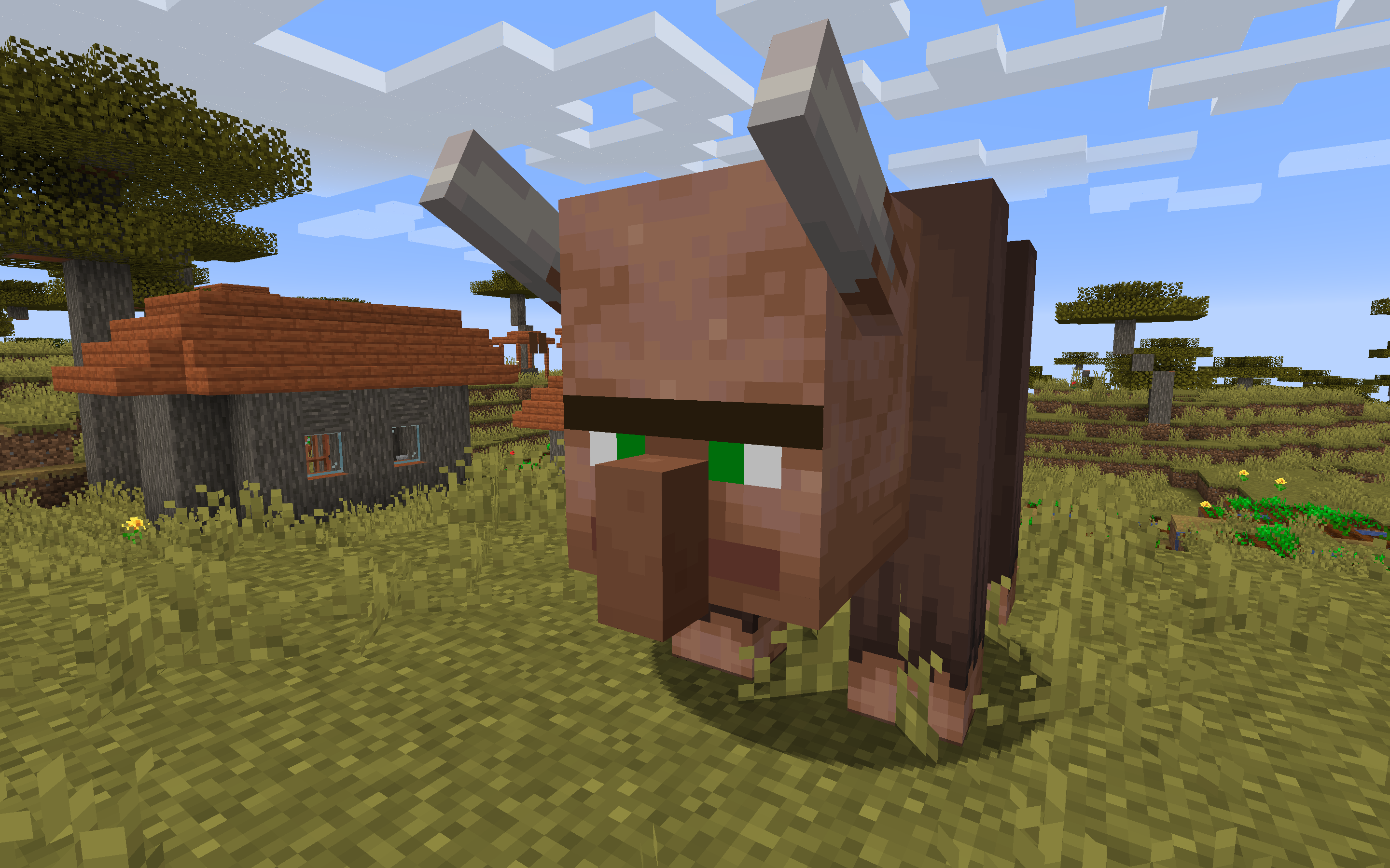 description_1 Villager Ravagers para Minecraft