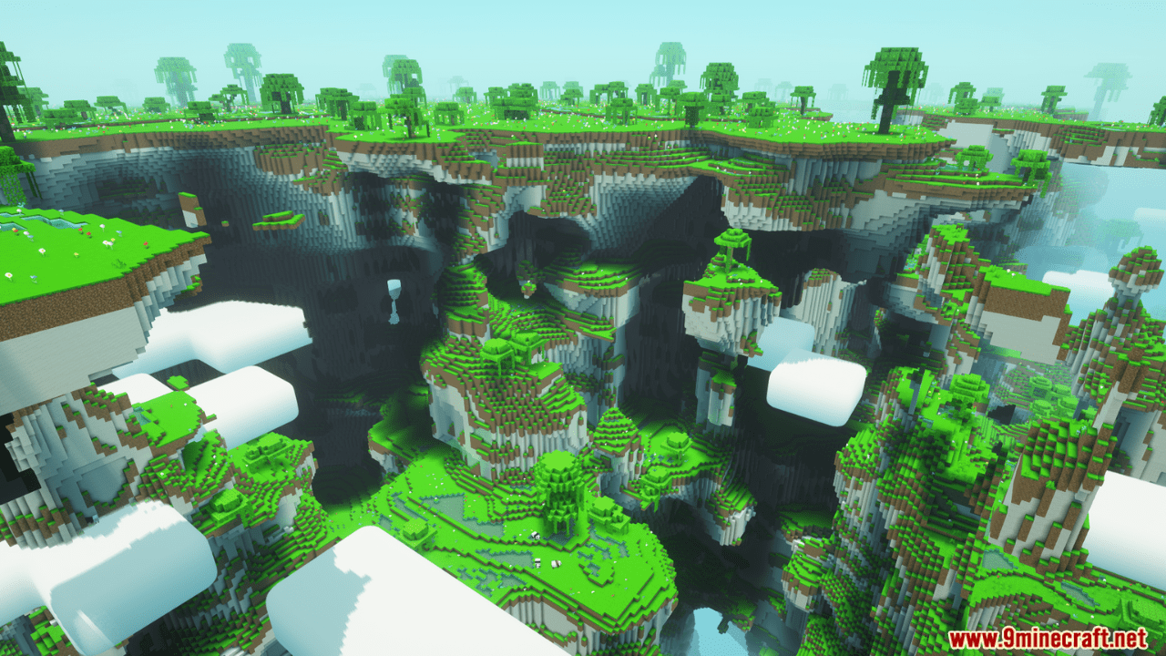 image 5 for Heaven Dimension Mod (1.20.4) - мирное измерение