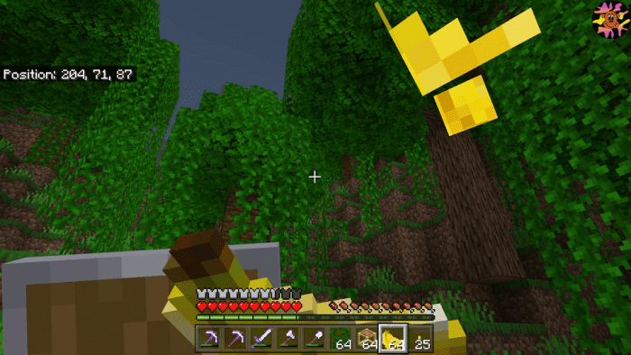 image 1 for Banana Munkies Add-on (1.20) - MCPE/Bedrock Mod