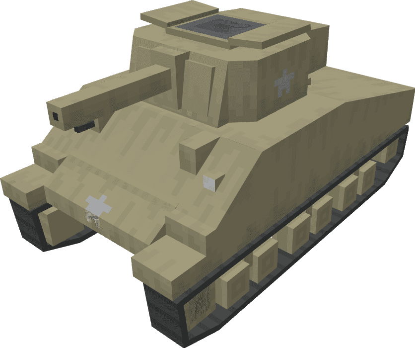 description_5 Trajan's Tanks Mod - WW2 tanks in Minecraft