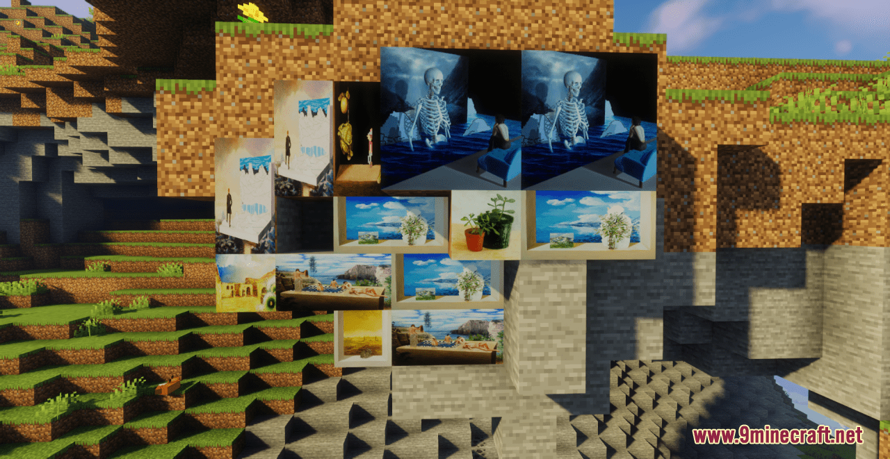 description_10 HD Paintings Resource Pack (1.19.4, 1.19.2) - текстурный пакет