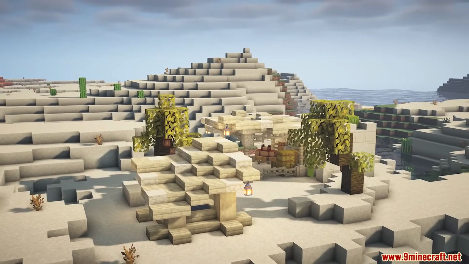 description_2 Unnamed Desert Structures Mod (1.20.4) - unique buildings in vanilla style