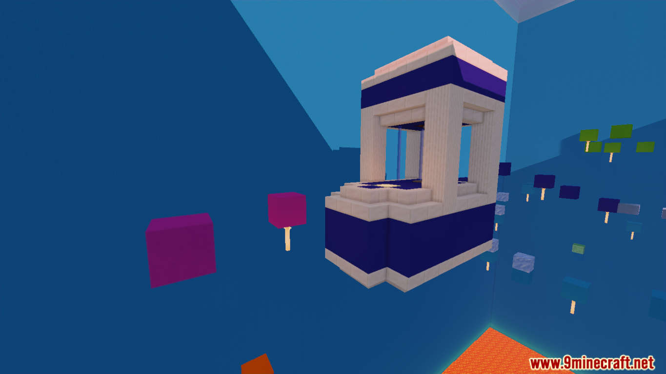 description_5 Sky Parkour map for Minecraft 1.15.2