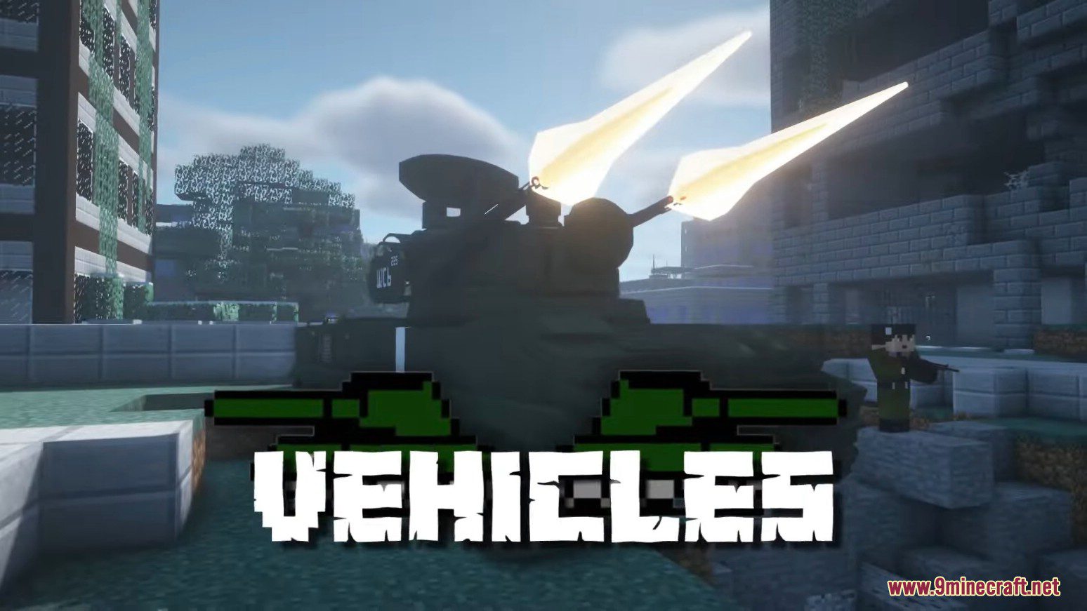 description_1 Battle Pack Mod Pack (1.12.2) - turn Minecraft into war!