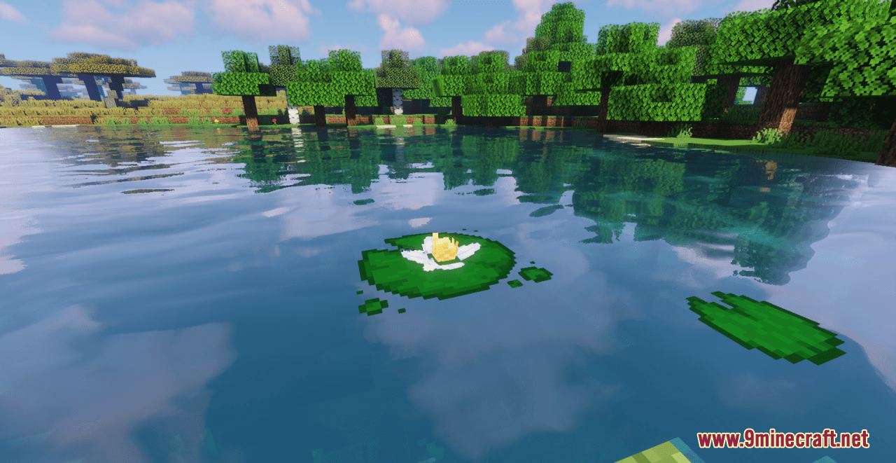 description_7 Lotus flower resource pack (1.19.4, 1.19.2, 1.19) - Texture pack