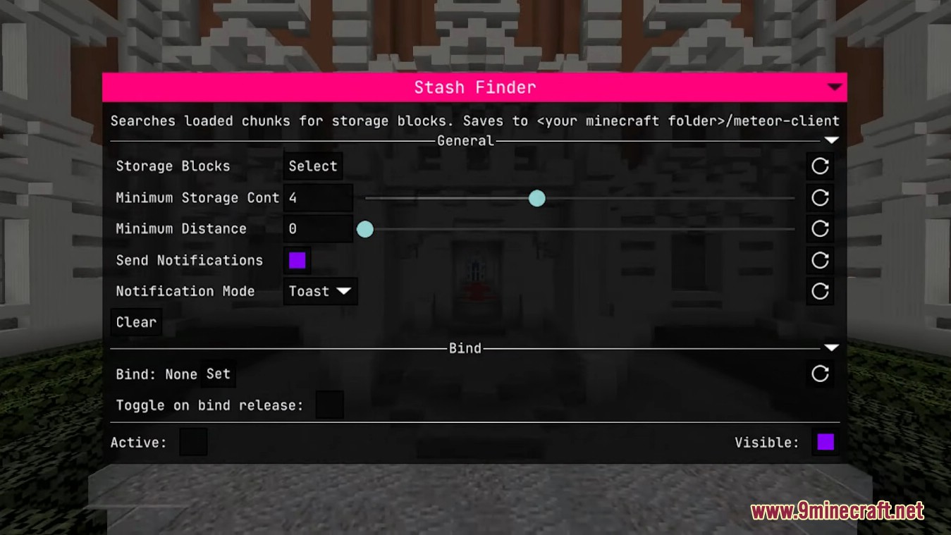 description_7 Meteor client mode (1.20.2) - Xray, HUD, Fly