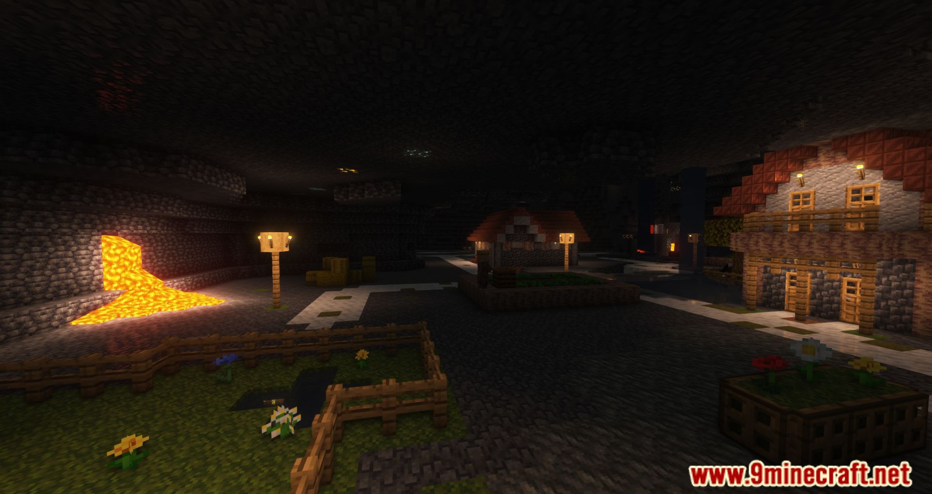 description_10 Underground Villages Mod (1.20.4) - Underground cities