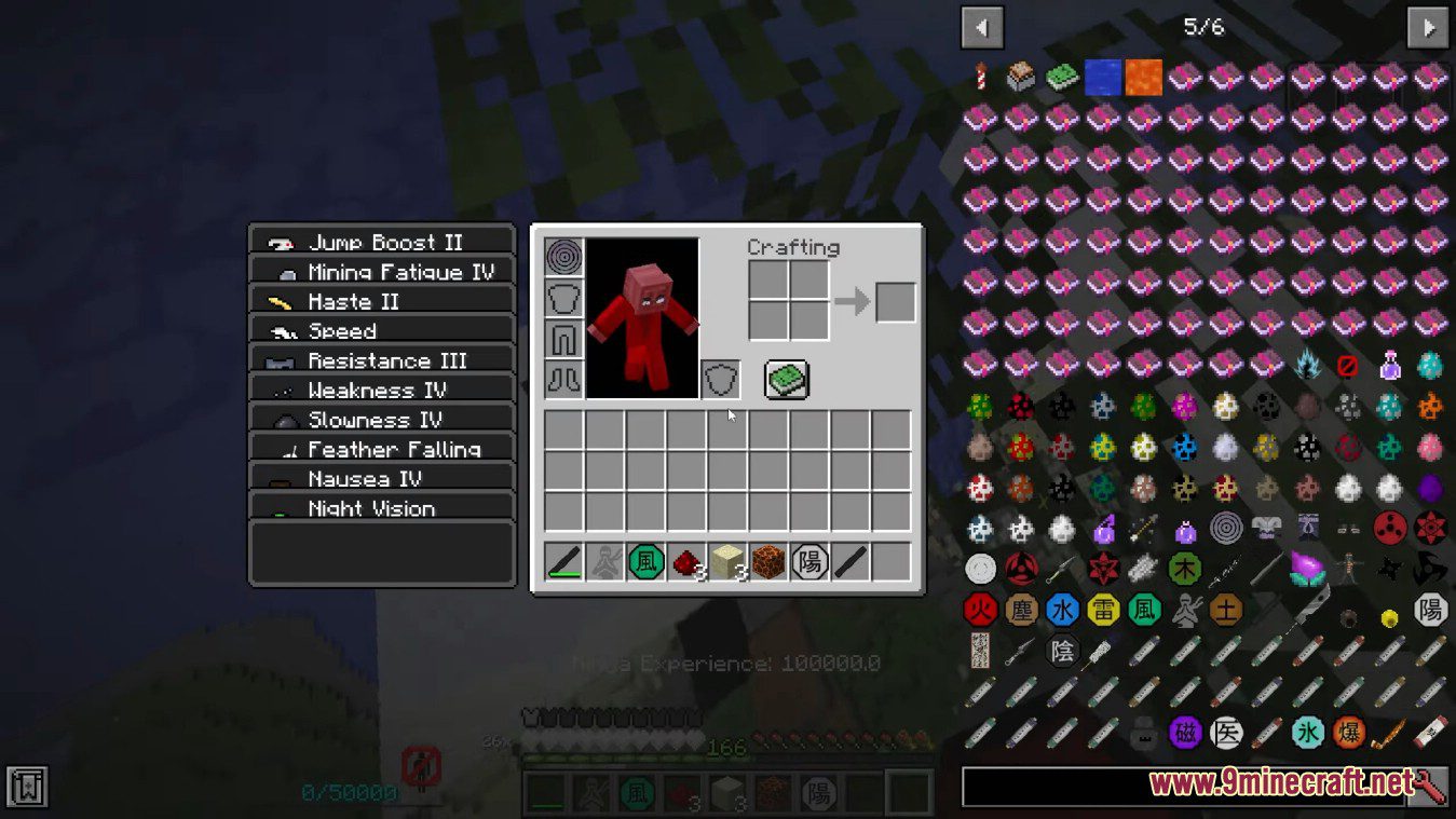 description_10 NARUTO - Shinobi Kura Mod (1.12.2) - The best mod for Naruto!