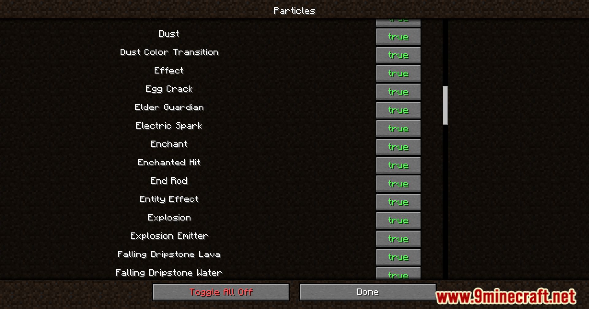 image 5 for Particle Lock Mode (1.20.4) - cleaner and smoother