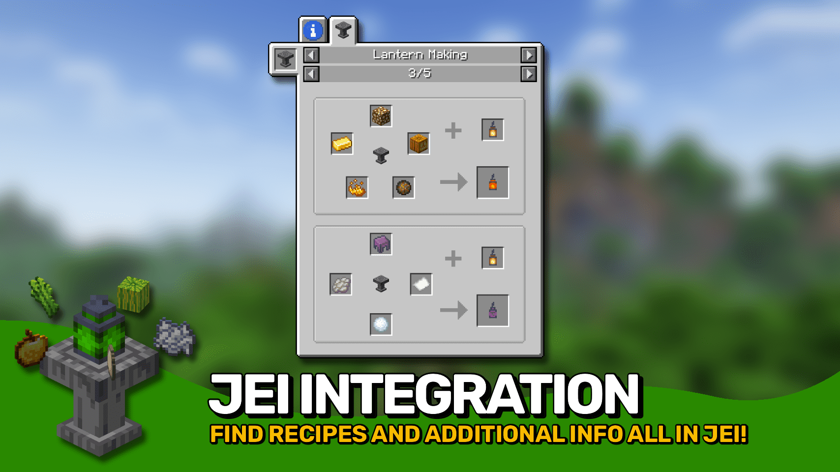 description_2 Arcane Lanterns Mod 1.19.4 - Сила света