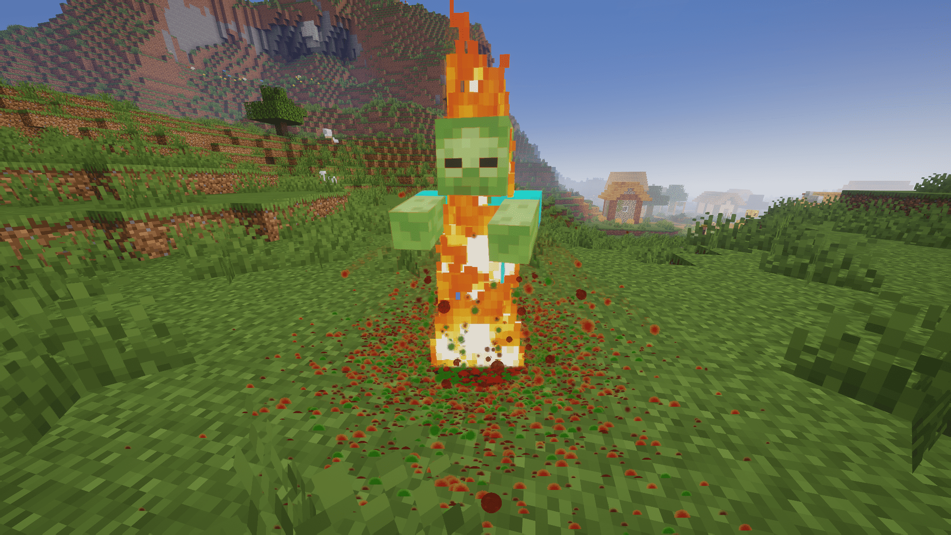 image 4 for BN Blood Particles Mod (1.20.4) - a realistic bleeding gang