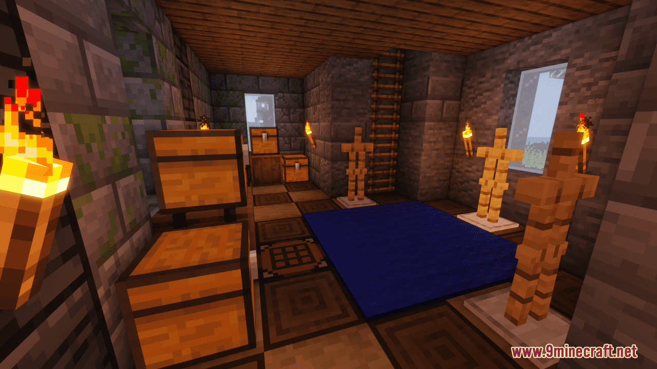 description_4 Mapa Wizard's Tower (1.20.4, 1.19.4) - casa de partida para los magos
