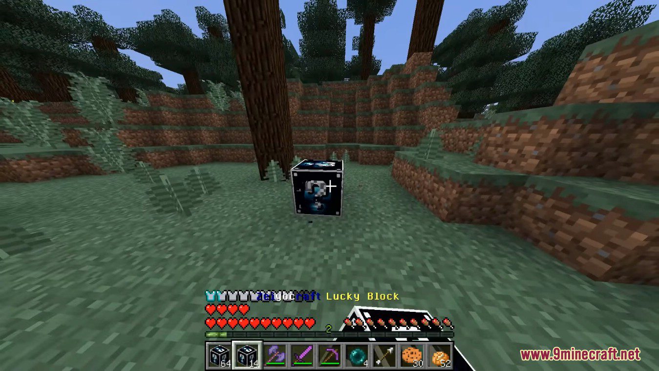 description_2 Zeiyocraft Lucky Block Mod (1.12.2) - Рубиновый, Сапфировый, Бронзовый ...
