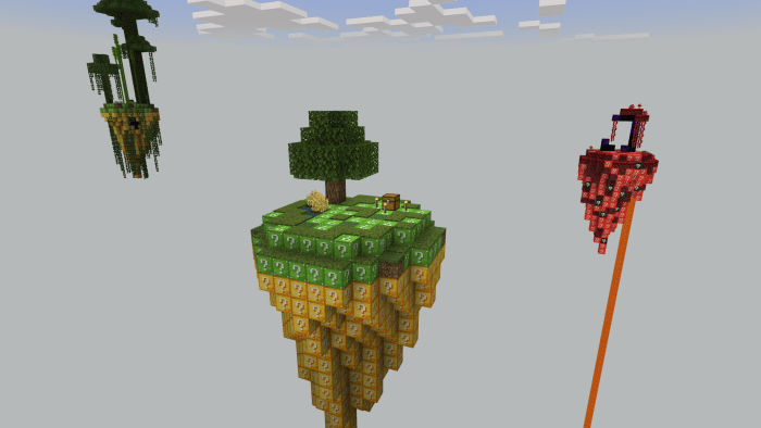 image 2 for Tarjeta Lucky Sky Block (1.20) - MCPE/Bedrock