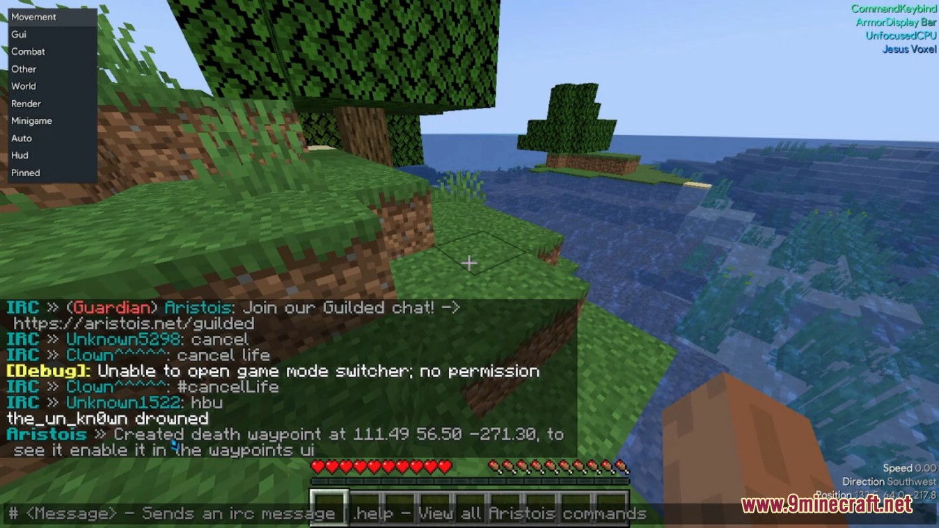 description_6 Aristois Client Mod (1.20.4) - world-class utility for minecraft