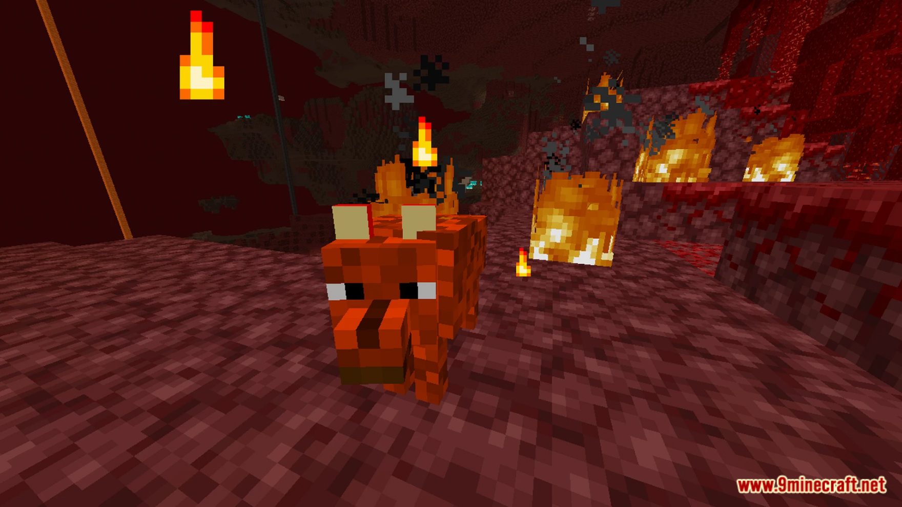 description_8 Buffed Nether Mobs Data Pack (1.19.4, 1.19.2) - еще больше новых мобов!