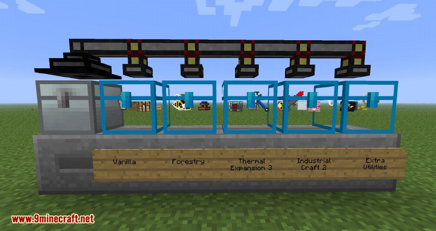 description_25 Extra Utilities Mod 1.12.2 - many new useful tools