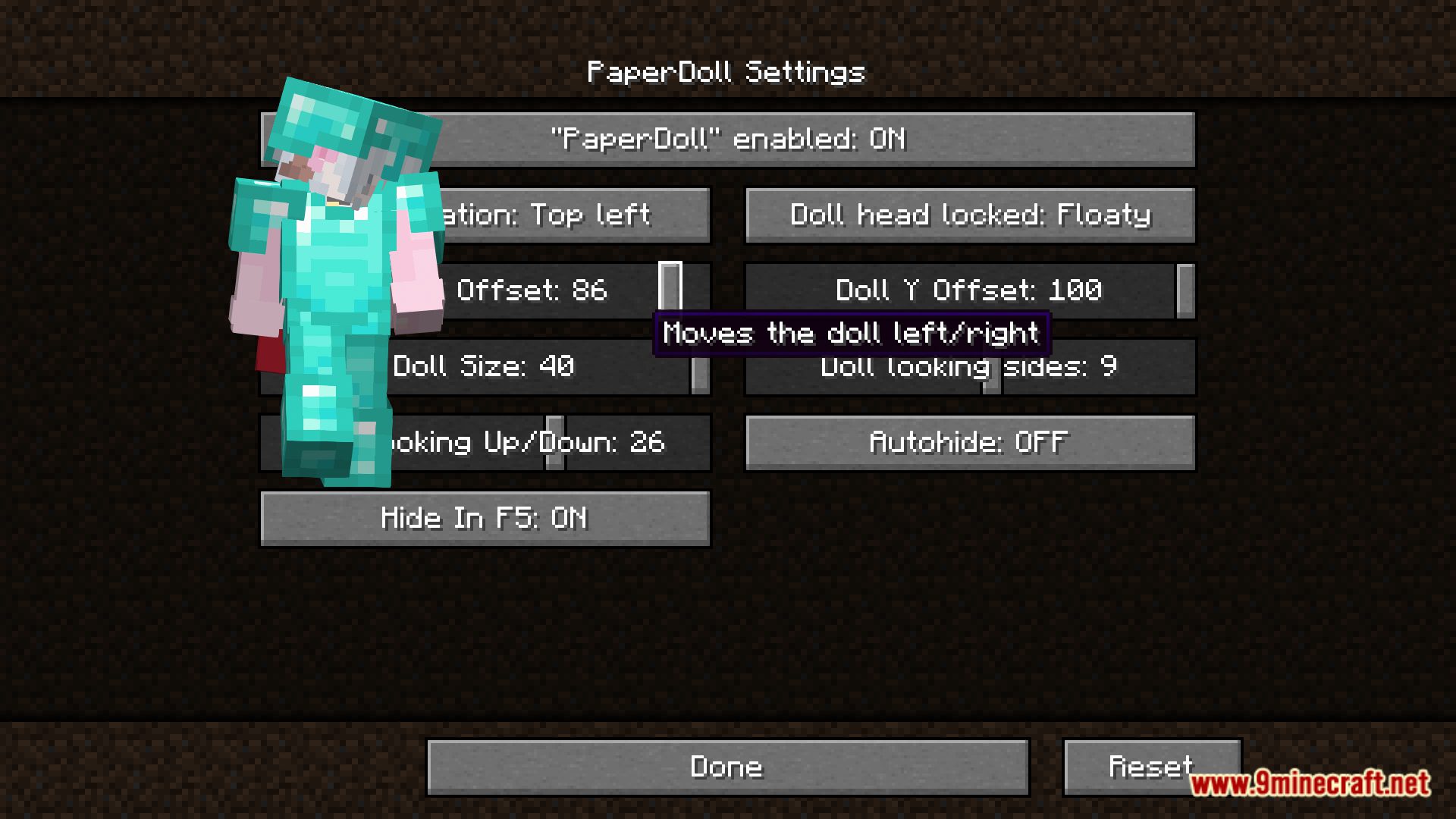 image 8 for PaperDoll Mod (1.20.4) - Improve your Minecraft experience