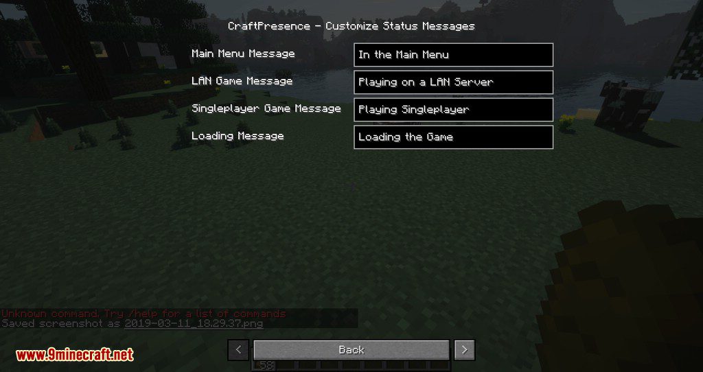 description_8 Mod (1.20.4) - Status de Discórdia!