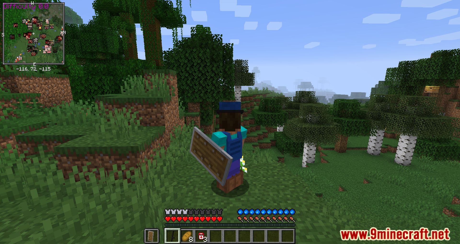 description_1 Modpack PwrDown's Zombie Apocalypse (1.16.5) - survival in a pandemic zombie world