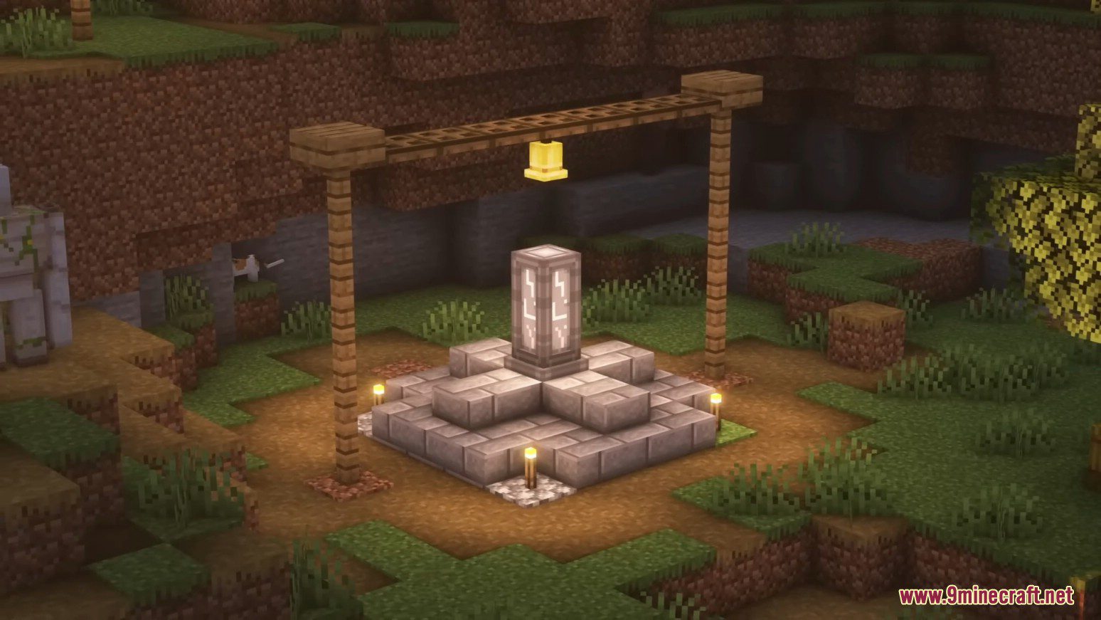 description_3 Respawn Obelisks Mod 1.20.1 - remakes the respawn system in Minecraft