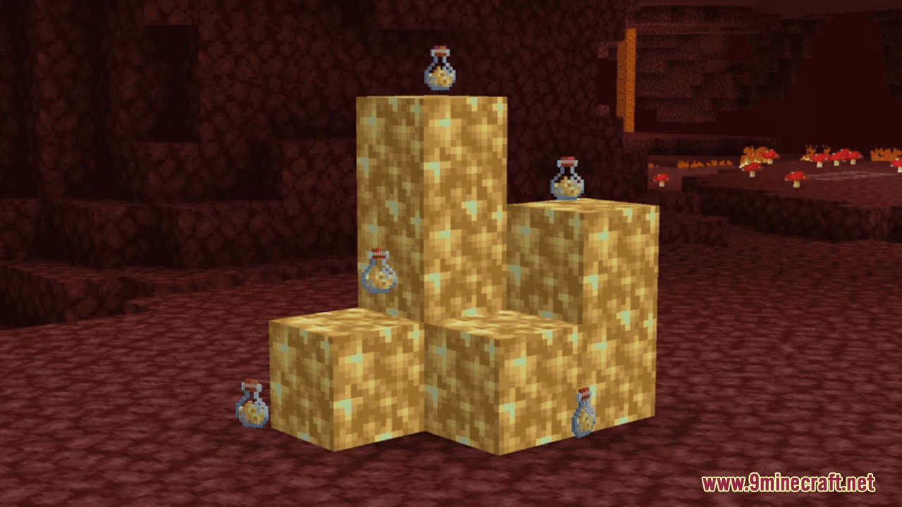 description_14 Glorious Glowstone Resource Pack (1.19.3, 1.18.2) - текстурный пакет