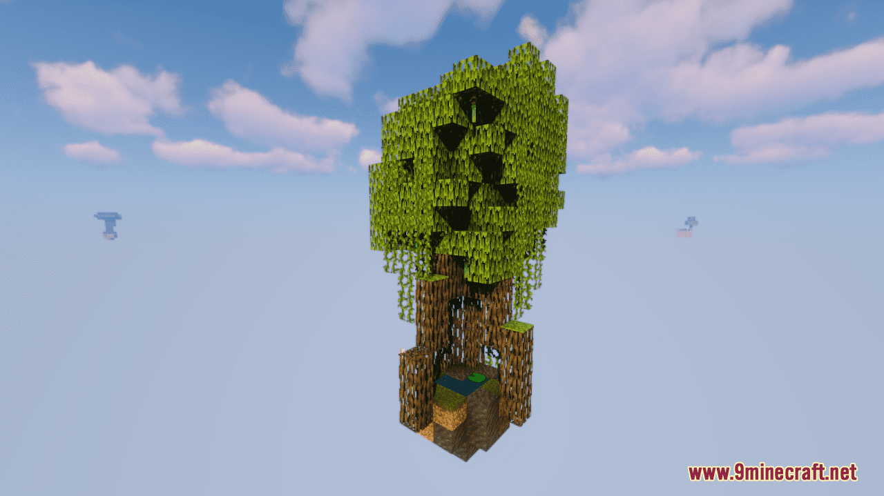 description_7 Карта The Block In The Sky (1.20.4, 1.19.4) - пользовательские достижения и многое другое