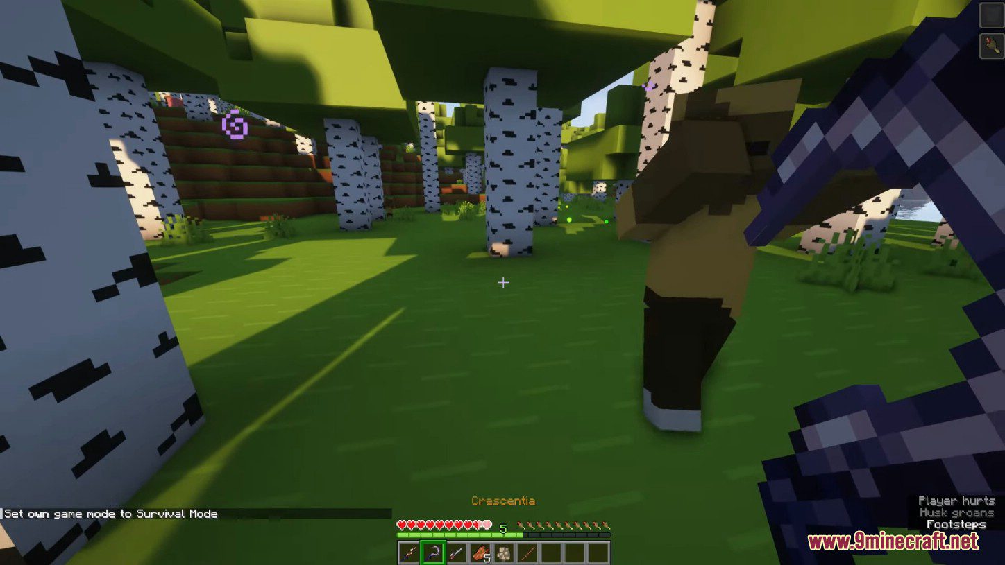 description_6 Celestisynth Mod 1.19.4 - Amazing weapons and abilities!